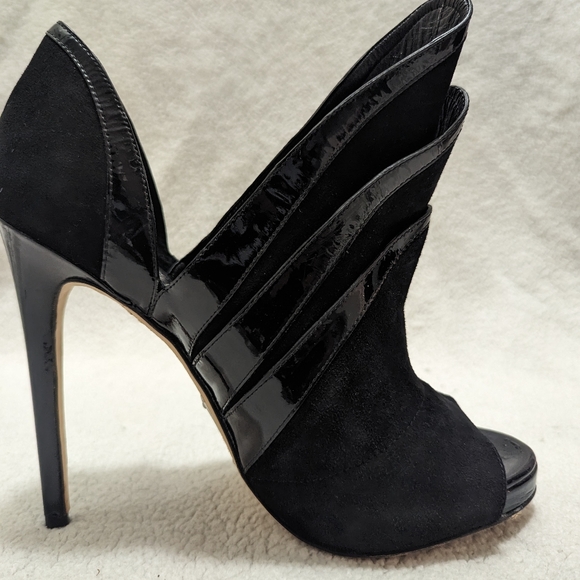 Alejandro Ingelmo Origami Peep Toe Bootie Heels!! - Picture 11 of 14